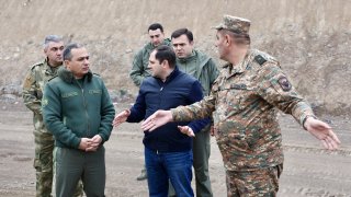 The Chairman of the Investigative Committee Artur Poghosyan with RA Minister of Defense Suren Papikyan Visited Southeastern Border Zone of the Republic